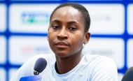 Coco Gauff at the 2025 Wuhan Open - Day 5 - Source: Getty